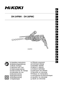Notice HiKOKI DH24PMH Bormașină