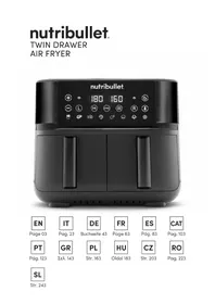 Notice NUTRIBULLET TWIN DRAWER Olajsütő