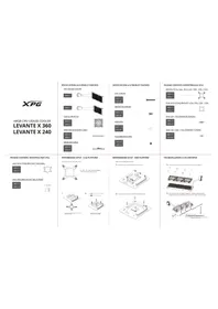Notice ADATA LEVANTE X 360 Système de refroidissement pour ordinateur portable