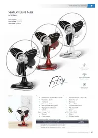 Notice THOMSON THVEL920HBR Ventilateur