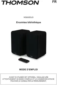 Notice THOMSON WS600DUO Bluetooth reproduktor