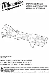Notice MILWAUKEE M18 FORCE LOGIC 2672-21S Scie électrique