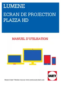 Notice LUMENE PLAZZA HD 200V Écran de projection