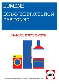 Notice LUMENE CAPITOL HD 200V Écran de projection