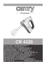 Notice ADLER CR 4220 Ponorný mixér