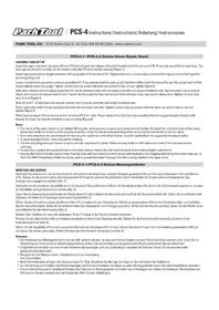 Notice Park Tool PCS-4-2 Non catégorisé