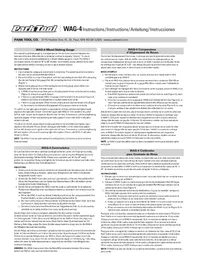 Notice Park Tool WAG-4 Accessoire de vélo