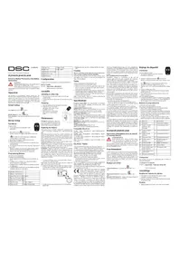 Notice DSC PG9949 Déclencheur à distance