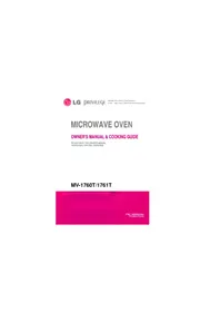 Notice LG MV-1761T Built-in oven