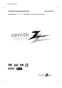 Notice LG ZDV-712 Media player