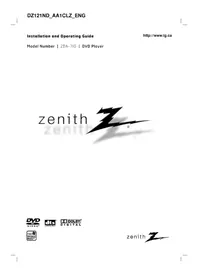 Notice LG ZDA-710 Media player