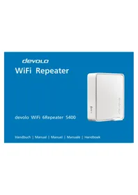 Notice DEVOLO WIFI 6 REPEATER 5400 Wifi repeater