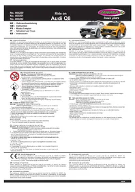 Notice Jamara RIDE-ON AUDI Q8 Jouets
