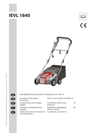 Notice IKRA IEVL 1840 Tondeuse à gazon