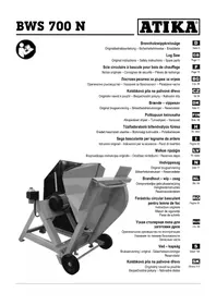 Notice ATIKA BWS 700 N Sag