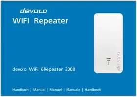 Notice DEVOLO WIFI 6 REPEATER 3000 Wifi repeater