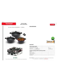 Notice TECHWOOD TP6-FT248 Casserole