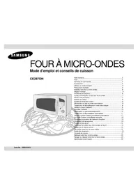 Notice SAMSUNG CE287DN Micro-ondes