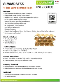 Notice SereneLife SLWMDSF55 Récipient à nourriture