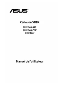 Notice ASUS STRIX RAID PRO Carte son