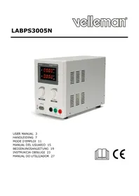 Notice VELLEMAN LABPS3005N Batterijlader