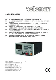 Notice VELLEMAN LBPS3060SM Chargeur de piles