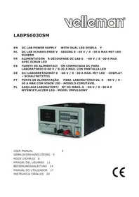 Notice VELLEMAN LBPS6030SM Chargeur de piles