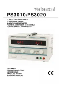 Notice VELLEMAN PS3020 Batterijlader