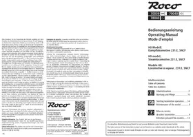 Notice Roco 78040 Maquettisme