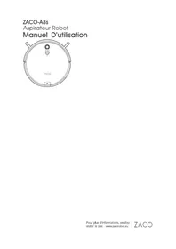 Notice ZACO A8S Aspirateur