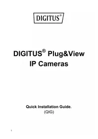 Notice Digitus PLUG&VIEW OPTIGUARD Caméra de surveillance