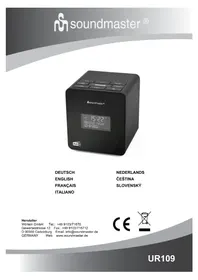 Notice Soundmaster UR109 Radiowecker