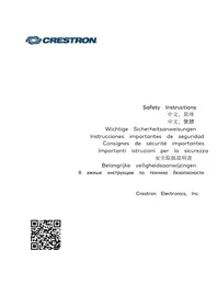 Notice Crestron HZ-THSTAT Thermostat