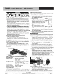 Notice RIDGID RE 60 Nicht kategorisiert