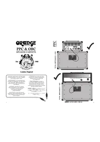 Notice ORANGE OBC410 Ampli guitare