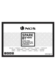 Notice NGS SPARK BT HERO FM Transmitter