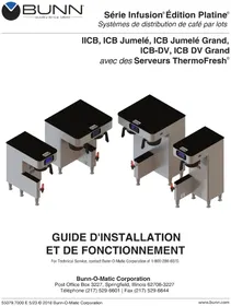 Notice Bunn ICB-DV Machine à café