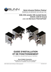 Notice Bunn ICB TWIN Machine à café