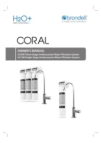 Notice Brondell CORAL Filtro de agua