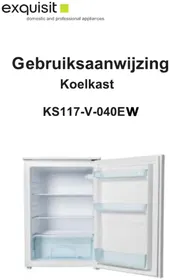 Notice Exquisit KS117-V-040E Réfrigérateur