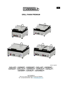 Notice Casselin CGP2HRBLPT Plaque de grill