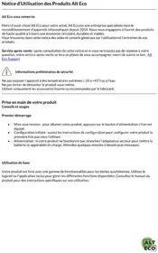 Notice ALIENWARE AW558 Souris