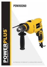 Notice PowerPlus POWX0260 Boor