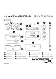 Notice HYPERX CLOUD MIX BUDS Bouchon d'oreille