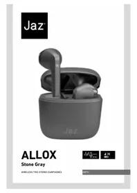 Notice JAZ Audio ALLOX Bouchon d'oreille