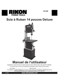 Notice RIKON 10-326 Scie