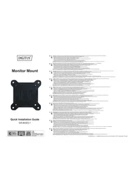 Notice Digitus DA-90303-1 Meuble TV