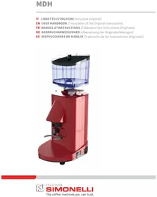 Notice NUOVA SIMONELLI MDH Broyeur