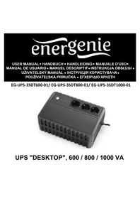 Notice EnerGenie EG-UPS-3SDT600-01 Alimentation d'énergie non interruptible