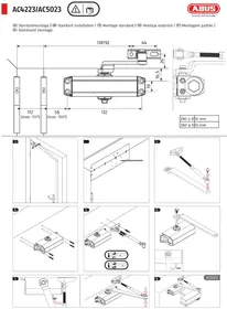Notice ABUS DC10223 Système de sécurité et de contrôle d'accès